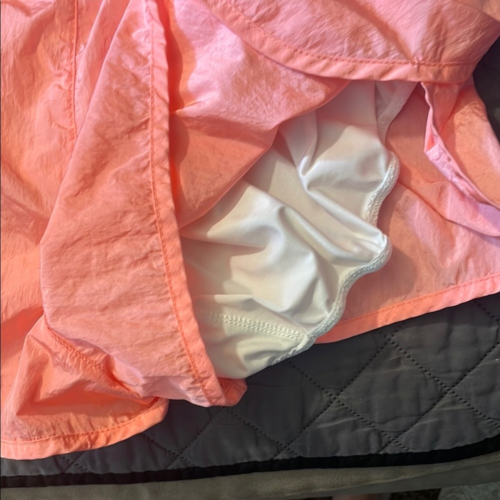 Women's Neon Orange FREE PEOPLE Shorts - Picture 4 of 4